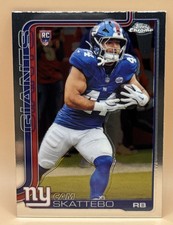 2025-26 Topps Chrome Cam Skattebo RC Rookie New York Giants