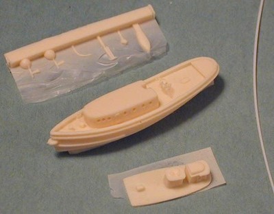 1/700 Corsair Armada Hoga AT-146 Tug Resin ship kit
