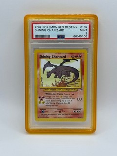 Pokémon 2002 Neo Destiny Shining Charizard #107 PSA 9 Trading Card