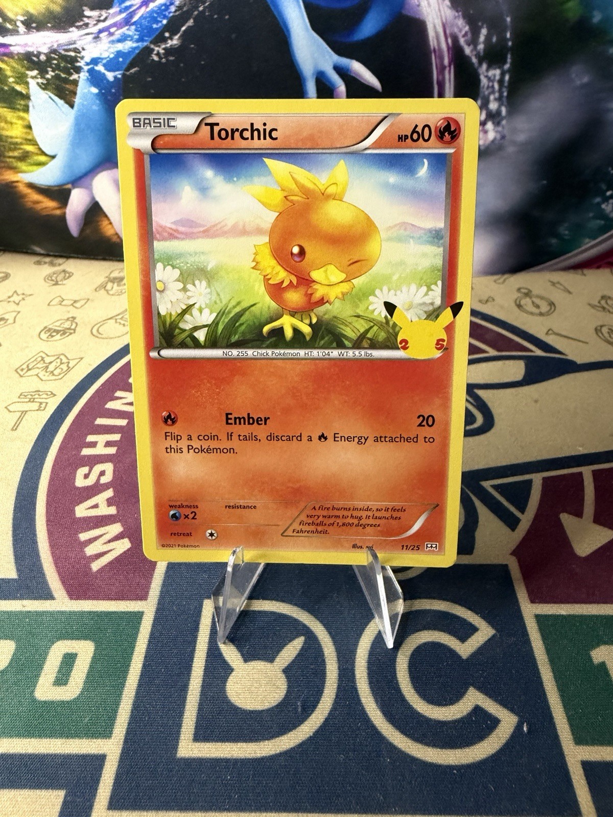 Pokemon Card Torchic 11/25 Non Holo Mcdonalds 25th Anniversary