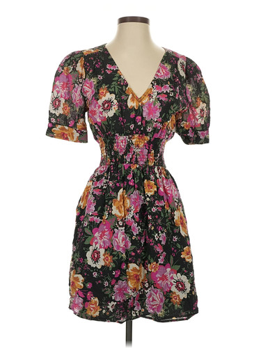Charles Henry Women Black Casual Dress S
