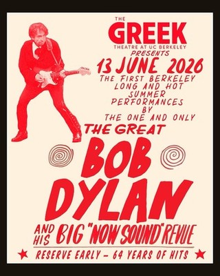 Bob Dylan LIVE 2026 California two (2) disc set