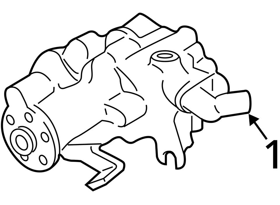 Bmw 650i Xdrive Power Steering Column Pump Oem PJZIU - Image 4 of 4