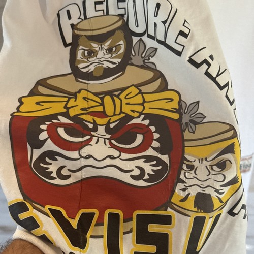 Evisu Before Anyone T Shirt Mens 2XL XXL White Short Sleeve Tee Fast Shipping - Photo 5/8