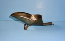 ANTIQUE TIN CANDY FLOUR SUGAR GRAIN FARM KITCHEN SCOOP TIN STAND TUBE HDL AAFA