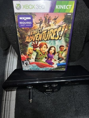 Xbox 360 Kinect Motion Sensor Bar & Kinect Adventure. UNTESTED/READ DESCRIPTION.