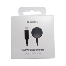 24-O Original Samsung Galaxy Watch Fast Wireless USB-C Charger Black