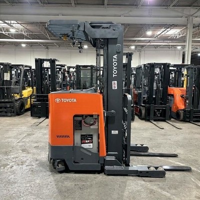 2021 Toyota 9BRU18 3500lb Used Reach Forklift Triple Mast Sideshift 2759 Hours