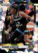 2024 Panini Prizm WNBA Ice Prizms Diamond DeShields Card #8