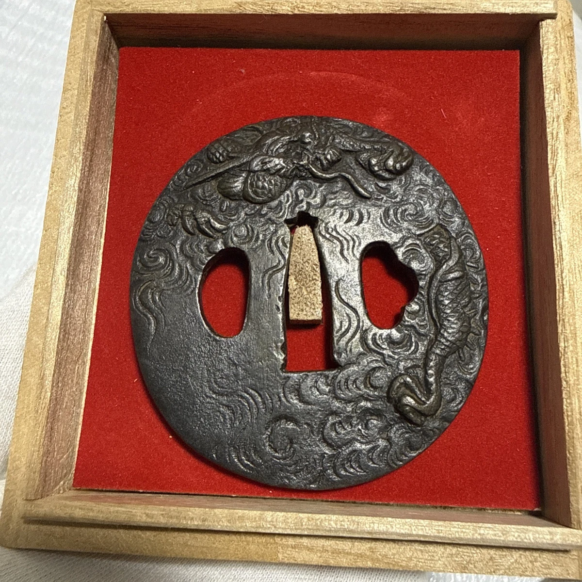 古董日本刀镡| eBay