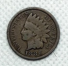 1886 Type 1 Indian Head Cent