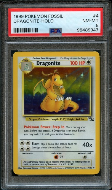 Dragonite #4 (Fossil (1999))