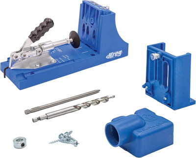 Kreg K4 Plus Pocket Hole Jig - Adjustable Drilling Guide & Dust Collection