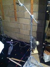 MAPEX CONVERTIBLE CYMBAL BOOM STAND DOUBLE BRACED DRUM SET CHOME HEAVY DUTY