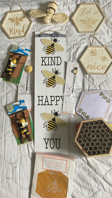 Bees Decor 12 + Piece Collection for Office, Classroom, Apiary, Kitchen