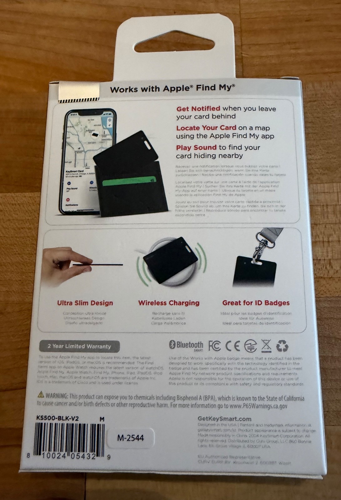 KeySmart SmartCard Wallet Tracker Card, Compatible with Apple FindMy | eBay