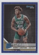 2019-20 Panini Donruss Rated Rookie Blue Infinite 34/35 Romeo Langford #213 ms9