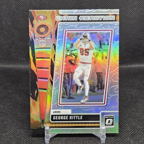 George Kittle #CR-GK — 2023 Panini Donruss Optic Chain Reaction football card