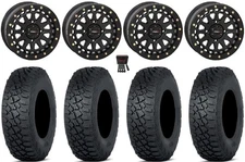 System 3 SB-6 15" Wheels Bk (5+2) 35" Tenacity XNR Tires Commander Maverick
