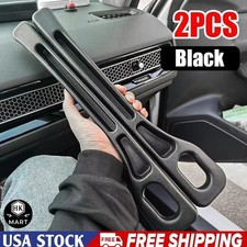 2pcs Car Seat Gap Filler Universal Truck Van Organizer Leak-proof Bendable Plug