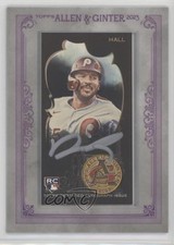 2023 Topps Allen & Ginter X Framed Mini Silver Frame 37/50 Darick Hall Auto d7k