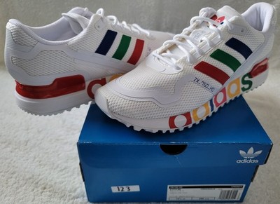 Adidas Originals ZX 750 HD OLYMPIC PACK White / Multi UK 10,5 US 11 NEU FY1148