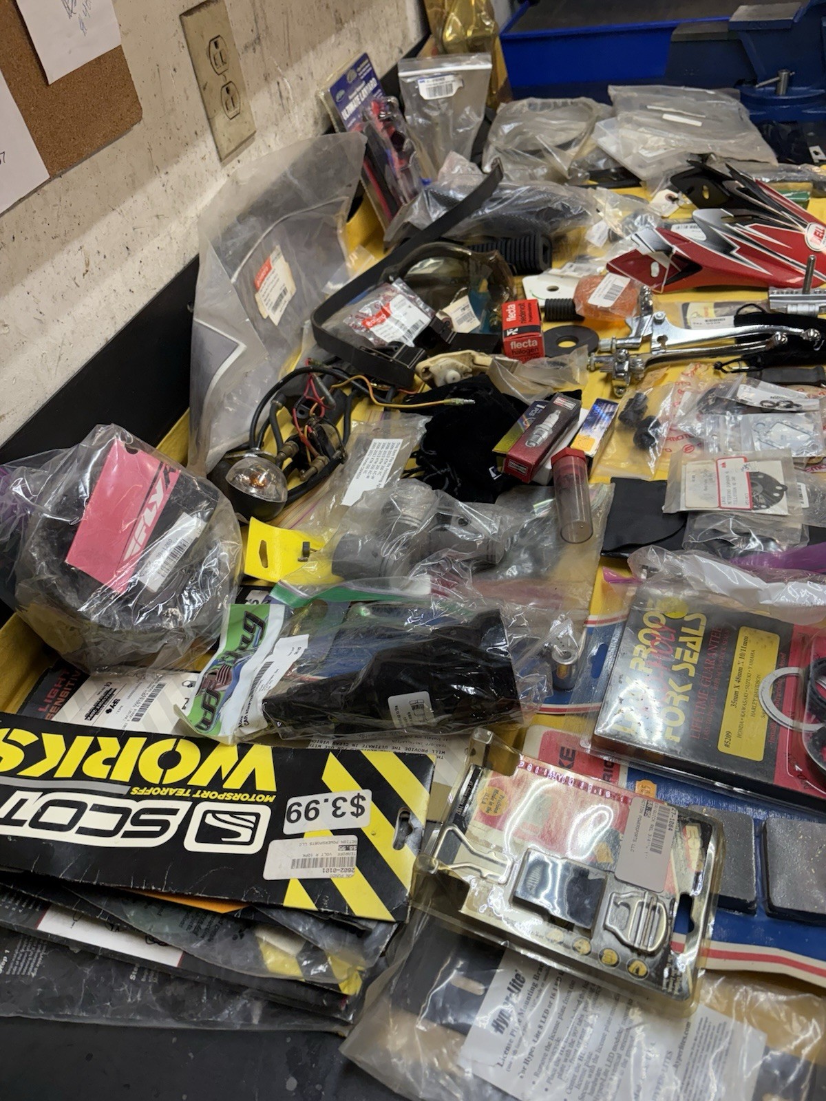 And Accessories Lot, Some Used Suzuki, Honda, Kawasaki,