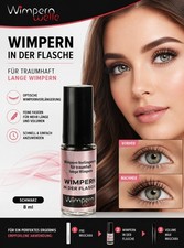 Wimpernwelle Wimpern in der Flasche Schwarz 8...
