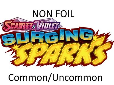 Pokémon - SV8: Wogende Funken - Common/Uncommon/Rare - Scharlachrote & Violette Singles