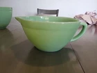 RARE Vintage Fire King 18 Jadeite Milk Green 7½" Mixing Batter Pitcher Bowl
