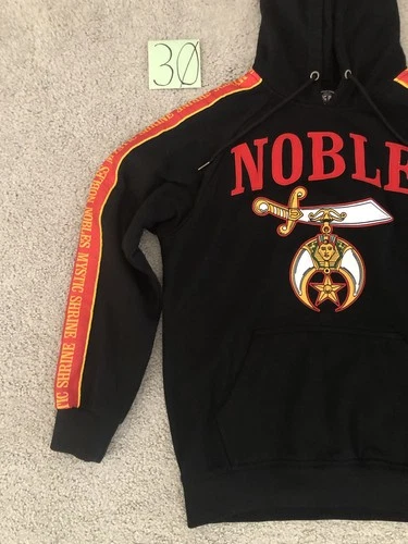 Noble Shrine Fraternity Pullover Hoodie Noble Shriner Masonic Hoodie Size Medium image 2