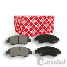 FEBI BREMSBELÄGE SATZ VORDERACHSE PASSEND FÜR HONDA CIVIC CRX JAZZ LOGO | 16303