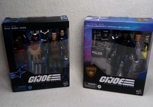 G.I. Joe Classified Series Set Of 2 W/ Kyle "Budo" Jesso & Police Emergency Unit