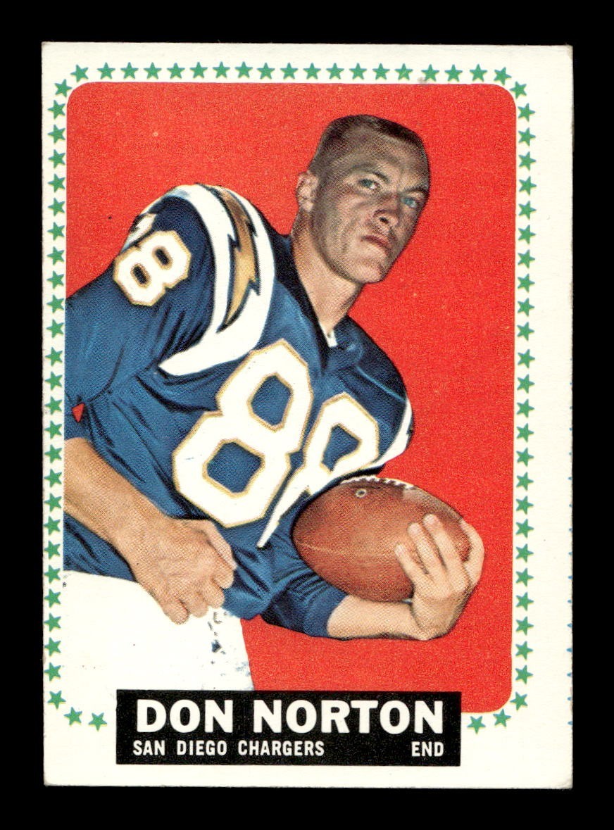Don Norton #169 Football Cards 1964 Topps trading card — raw and PSA graded price guide