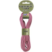 Pepperell PARA-1605 Parachute Cord 4mmx16'-Pink (6Pk)