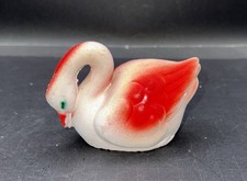 Vintage 1940 s Retro Celluloid Pink Swan