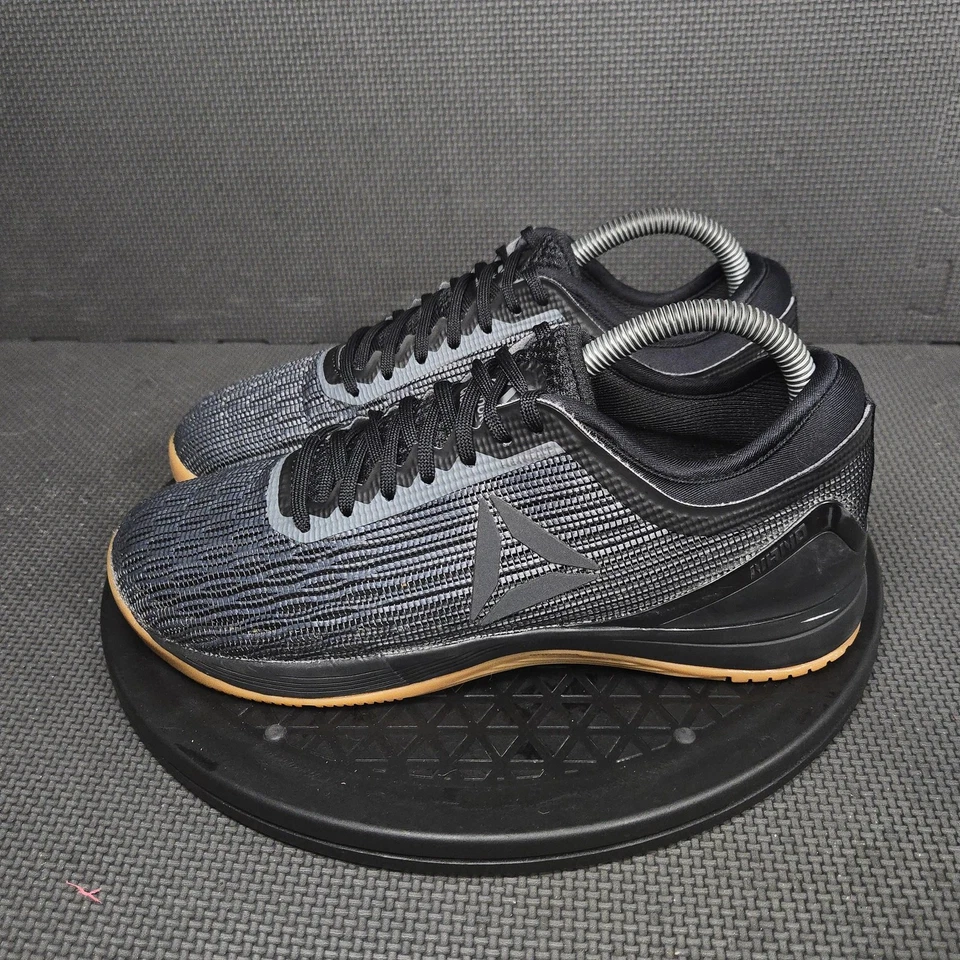 Zapatillas de entrenamiento Reebok CrossFit Nano 9 para mujer talla 8,5 negras grises de goma Foto 3 de 4
