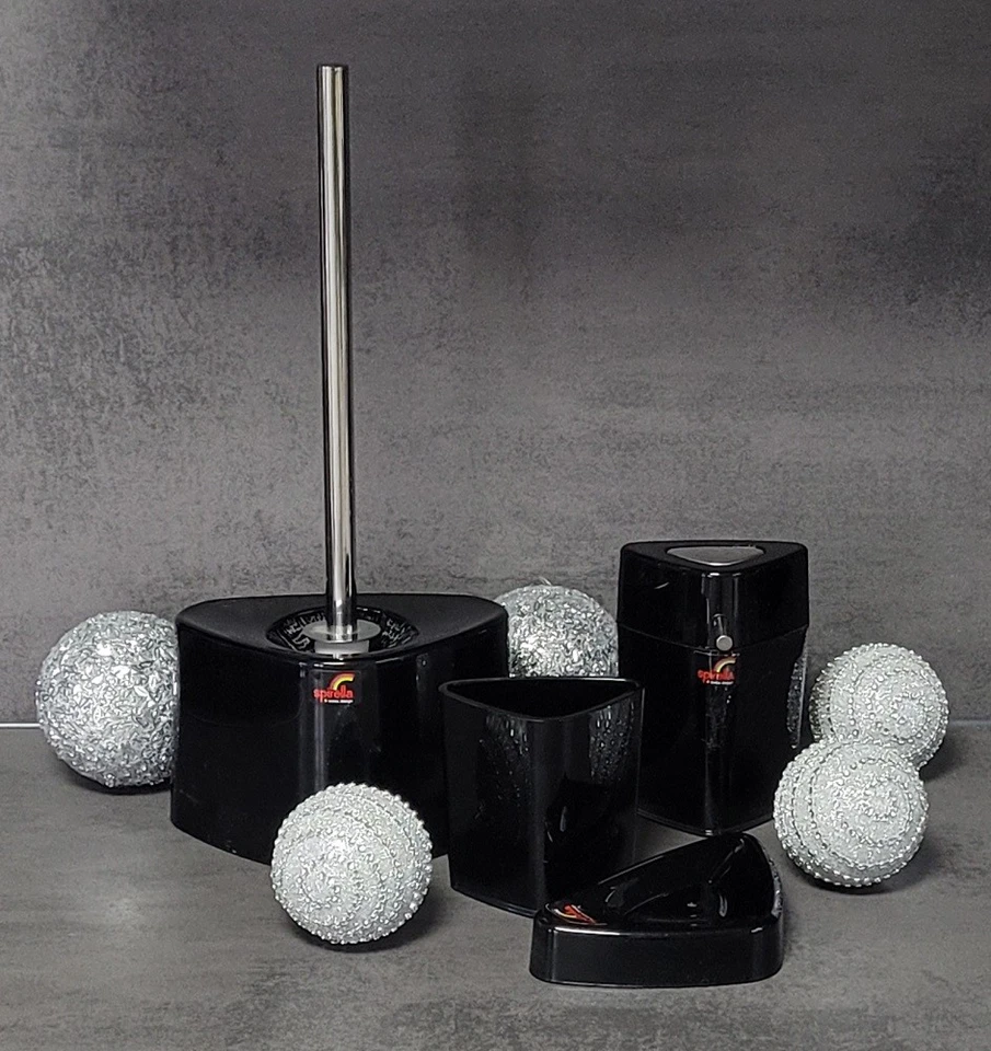 Spirella TRIX ACRYL Porte-Savon / Black. Dreieck-Design + High Brillant Couleur - Photo 4/4