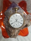 Antique Elgin National Watch Co. Pocket Watch Ford Logo On Face. "WORKING"