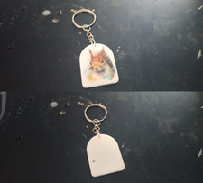 Handmade Squirrel Keychain