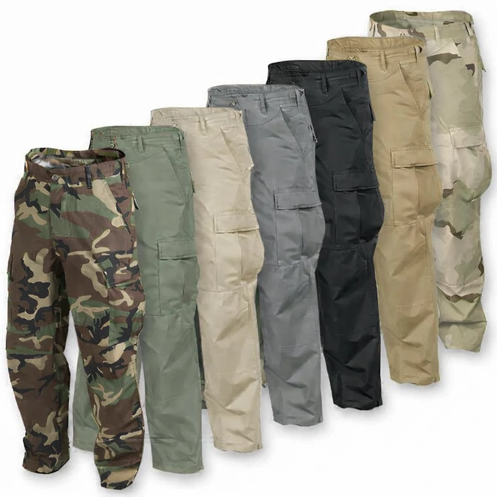 BDU Tactical Trousers Ripstop Cargo Work Security Military Army Pants Pockets
Opens in a new window