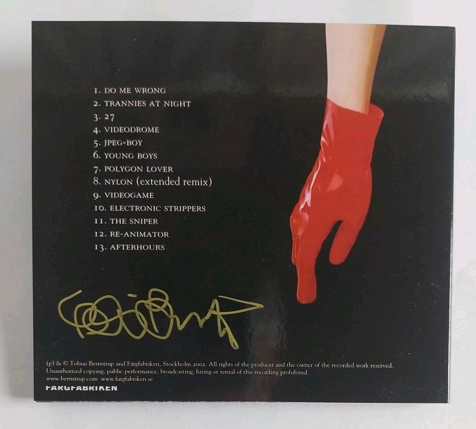 Tobias Bernstrup – Re-Animate Me / Best of CD / signiert / Swedish press / 2002 - Bild 2 von 4