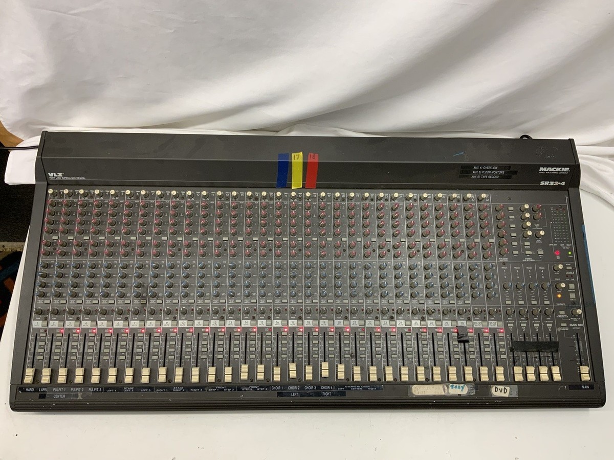 MACKIE SR32.4 - 32 Channel / 4-Bus MIXING CONSOLE w/Power Cord | eBay