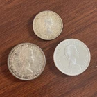 1964 - Canada - silver $1 coin - Canadian dollar And Others Lot Of 3