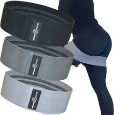 Fabric Resistance Bands, Non-Slip Hip Circle Bands for Glute Workouts, Yoga, Set