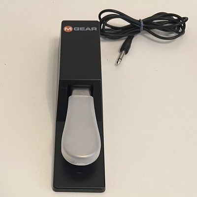 MGear Electronic Keyboard Piano Sustain Pedal Polarity Switch 1/4  Plug 6ft Cord