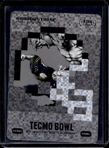 2026 Battle Arena Tecmo Bowl Shadowstrike 1st Helmet Icon Battlefoil #HI304