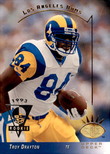 1993 Upper Deck SP ~ Troy Drayton Rookie Card #139. rookie card picture