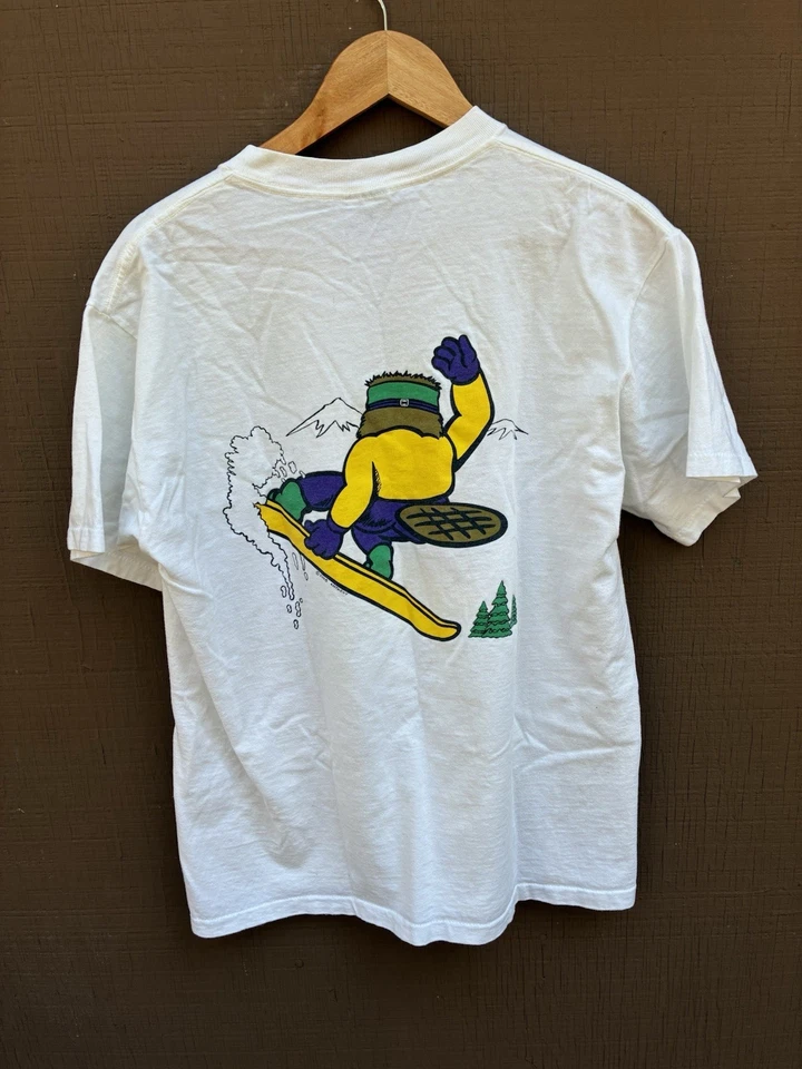 Beaver Creek Vino Anthony Colorado 衬衫 单针 大号 滑雪桶 avon — 第 2/4 张图片