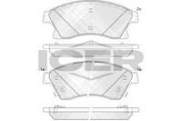 Bremsbelagsatz Vorne Bosch-System FüR Opel Astra H Family A04 J P10 09-> 1605169